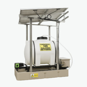 Bombas dosificadoras para inyección de químicos con energía solar en instalaciones remotas, equipo industrial Cardogal